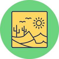 Desert Vector Icon