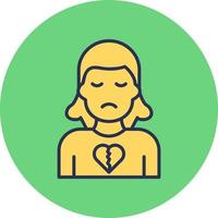 Broken Heart Vector Icon