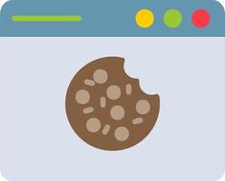 Web Cookies Vector Icon