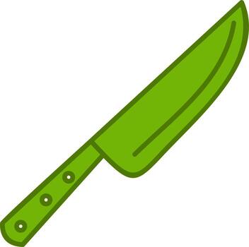 icono de vector de cuchillo