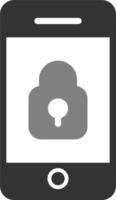 Mobile Security Vector Icon