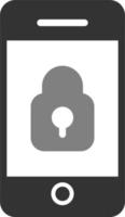 Mobile Security Vector Icon