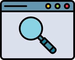 Browser Searching Vector Icon