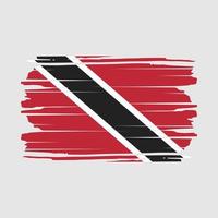 Trinidad Flag Brush Vector