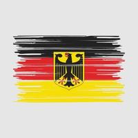 cepillo de bandera de alemania vector