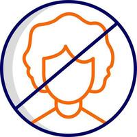 Person Not Allowed Vector Icon