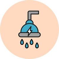 Power Shower Vector Icon