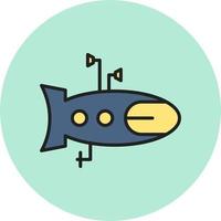 Submarine Vector Icon