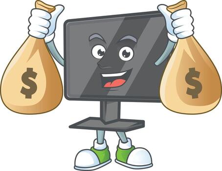 caso de computadora icono diseño vector