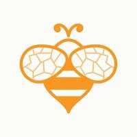 moderno abeja logo vector