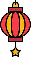 Chinese Lantern Vector Icon