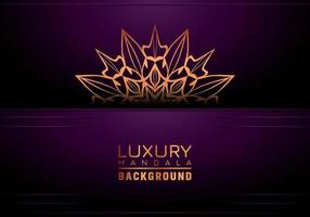 Luxury ornamental mandala background, arabesque style vector