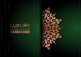 Luxury ornamental mandala background, arabesque style vector