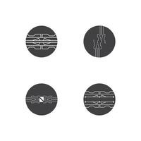 Circuit Logo Template vector