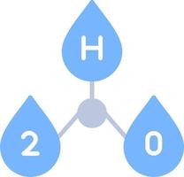 H2o Vector Icon