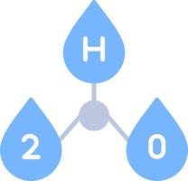 H2o Vector Icon