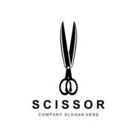 Barber tool scissors logo icon background symbol vector