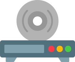 icono de vector de reproductor de cd