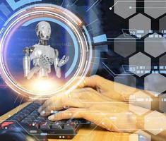 The AI ChatBot concept is unique in that it can interact as naturally as a real human. photo