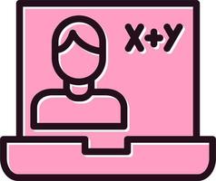 Online Class Vector Icon