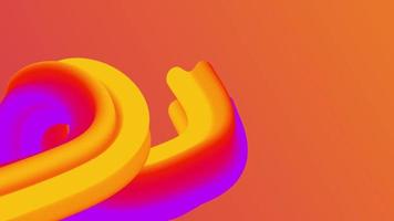 Crazy 3D Colorful Echo Shapes Background Video