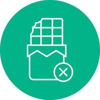 No Chocolate Vector Icon