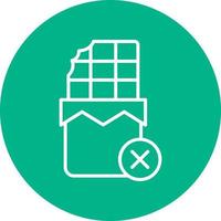 No Chocolate Vector Icon