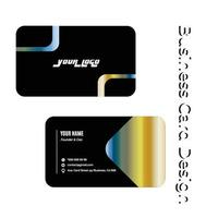 Modern vector business card design