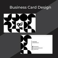 moderno vector negocio tarjeta diseño