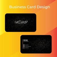 Modern vector business card design