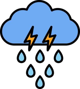 icono de vector de nube