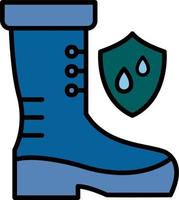 Waterproof Shoes Vector Icon