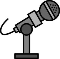 Microphone Stand Vector Icon