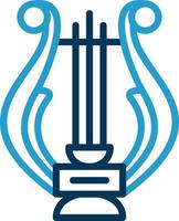 Lyre Vector Icon Design