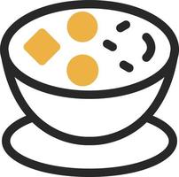 diseño de icono de vector de sopa de almejas