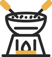 diseño de icono de vector de fondue