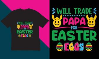 Easter Day T-Shirt design. vector