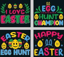 Easter Day Bundle T-Shirt design vector