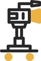 Camera Dolly Vector Icon Design