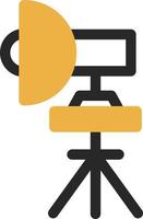 Studio Lighting Vector Icon Design