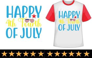 4th of July svg t shirt design vector