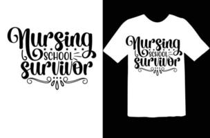 Nurse svg t shirt design vector