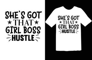 Hustle svg t shirt design vector