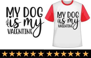 San Valentín día svg t camisa diseño vector