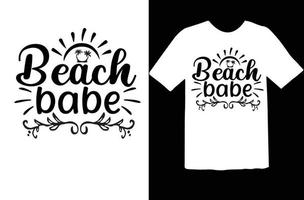 verano svg t camisa diseño vector