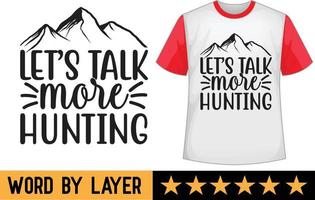 Hunting svg t shirt design vector