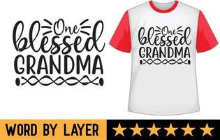 Grandma svg t shirt design vector