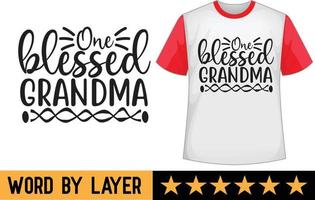 abuela svg t camisa diseño vector