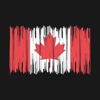 Canada Flag Brush vector