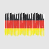 cepillo de bandera de alemania vector